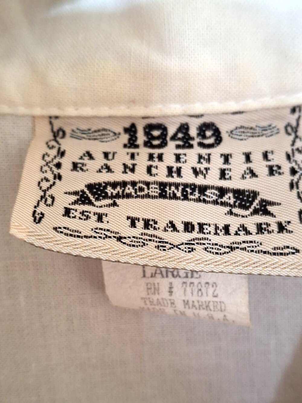 Vintage 1849 Authentic Ranchwear Dress - Picture 7 of 7